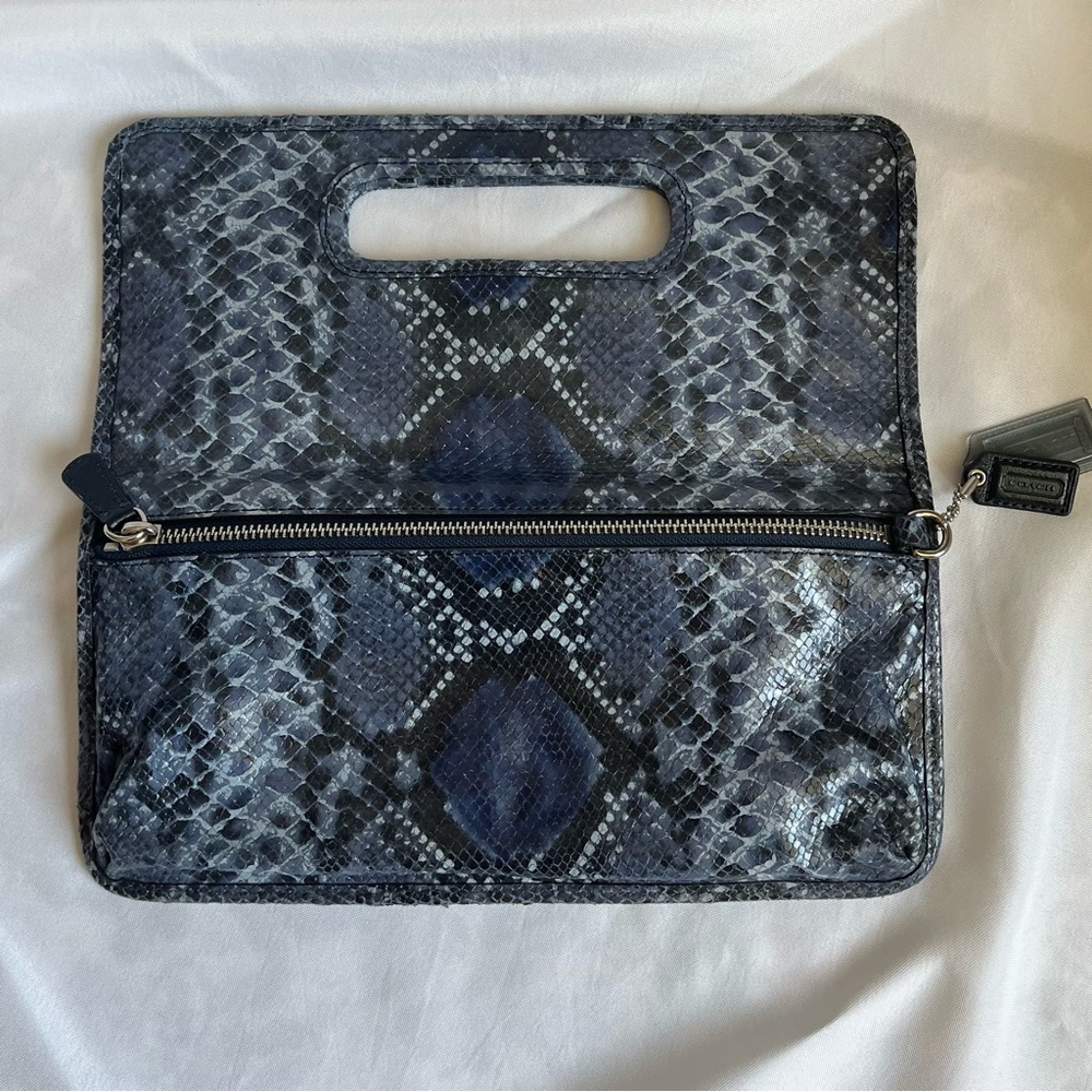 Coach Snake Print Clutch - Picture 3 of 7